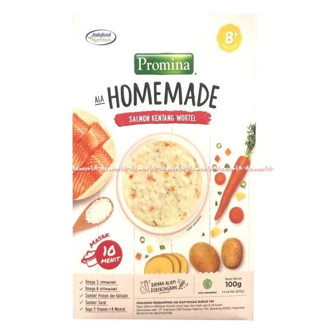 

Promina Homemade Salmon Kentang Wortel 100 gr