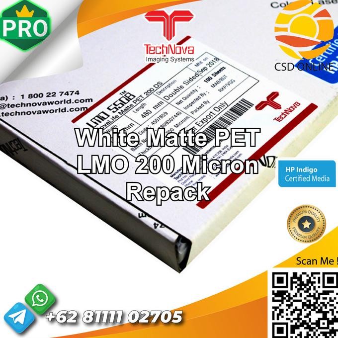 

TERBARU - TECHNOVA LMO 200 Micron Kertas Synthetic Print Cetak A3+ spt Yupo|Ecer
