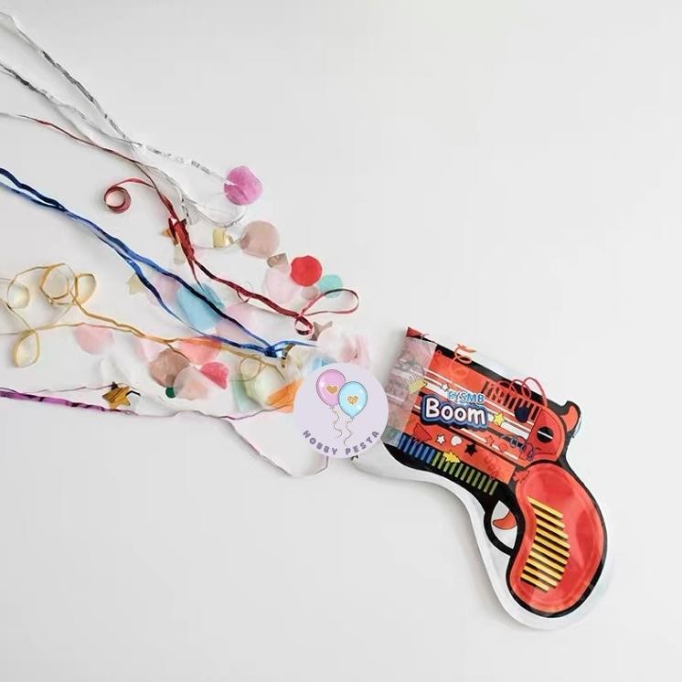 KONFETTI POPPER / PISTOL CONFETTI / CONFETTI GUN / PARTY POPPER
