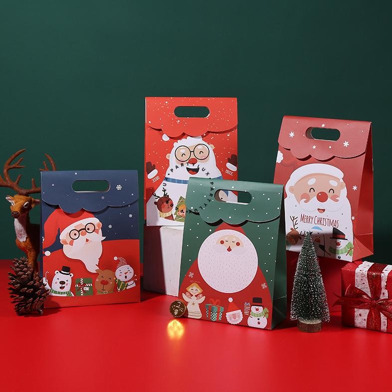 

Paper Bag Natal Tutup / Paperbag Christmas / Goodie Bag Natal / Tas Kado