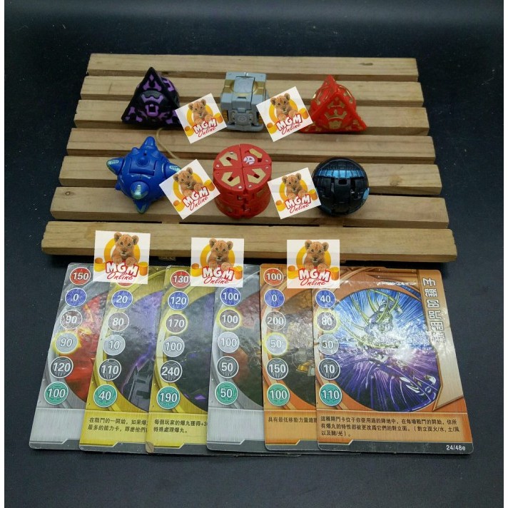 Mainan Bakugan set 6 pc - Bakugan Battle Brawlers Bomb Ball set 6pc