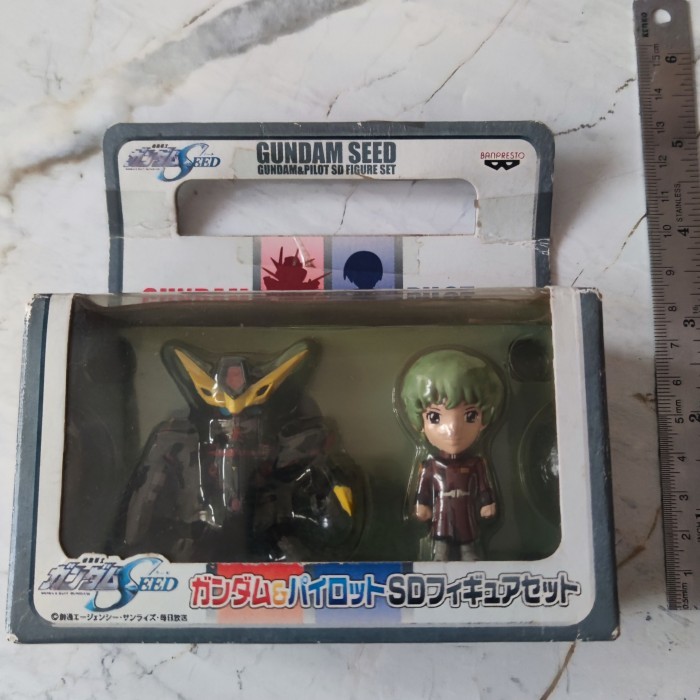 Banpresto Gundam & Pilot SD Figure set