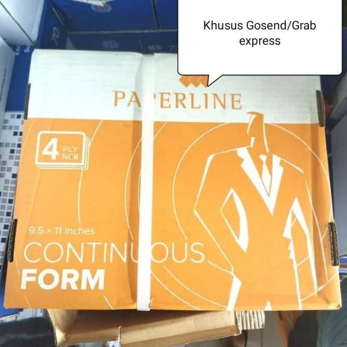 

Kertas Continuous Form 4 PLY FULL 9.5" x 11" | 500 sets | 2000 sheets
