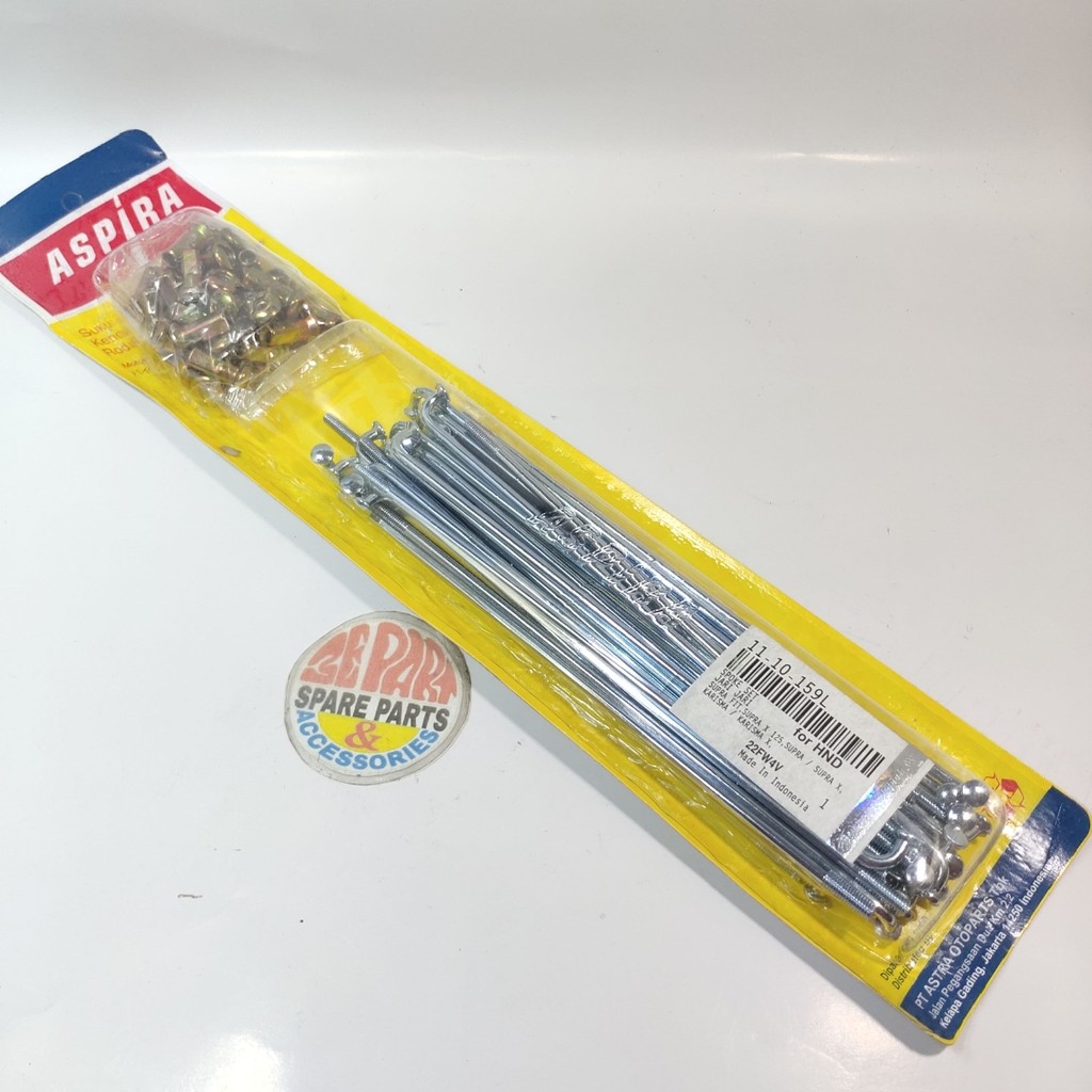 Jari ruji 159L belakang Supra fit Karisma Supra x 125 Limited Item Barang Langka Spare Part Motor Kl