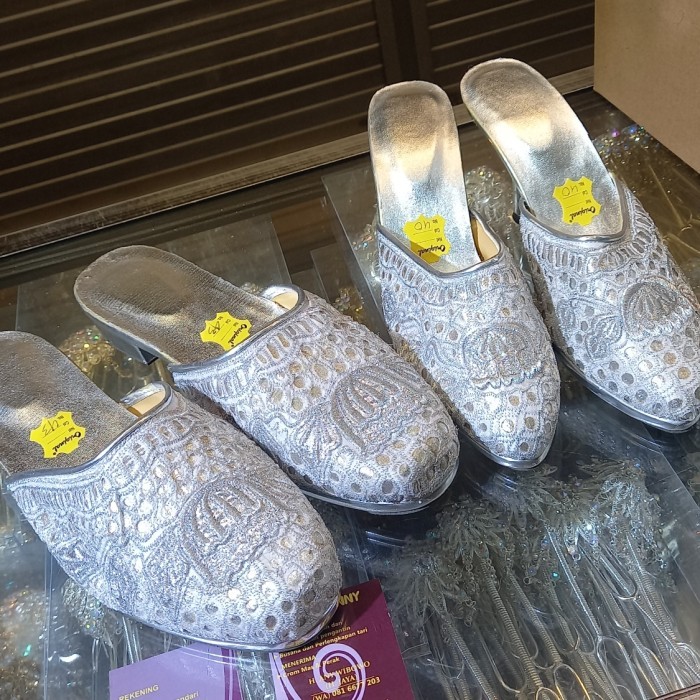 slop pengantin bordir