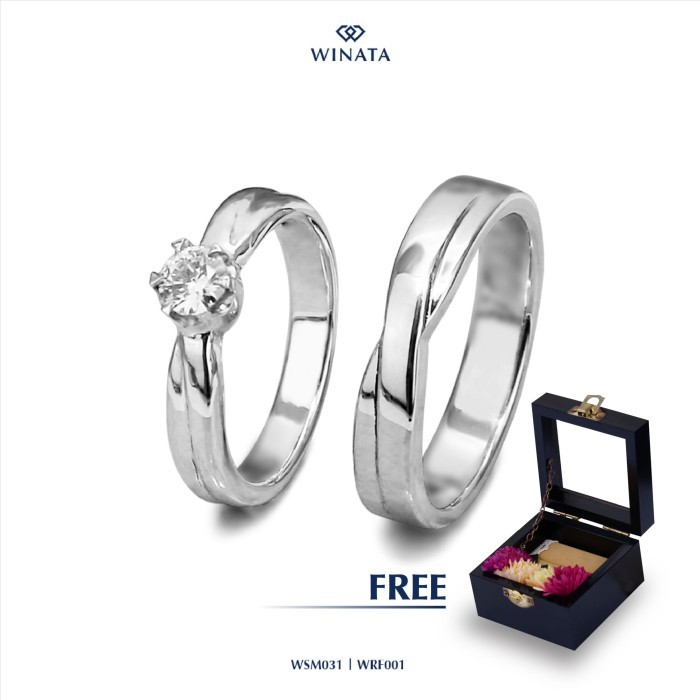 Cincin Tunangan Couple Winata Jewelry - Bergaransi Resmi