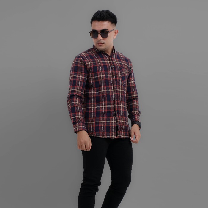 DGM Fashion Kemeja Flanel Couple kemeja couple baju couple 037