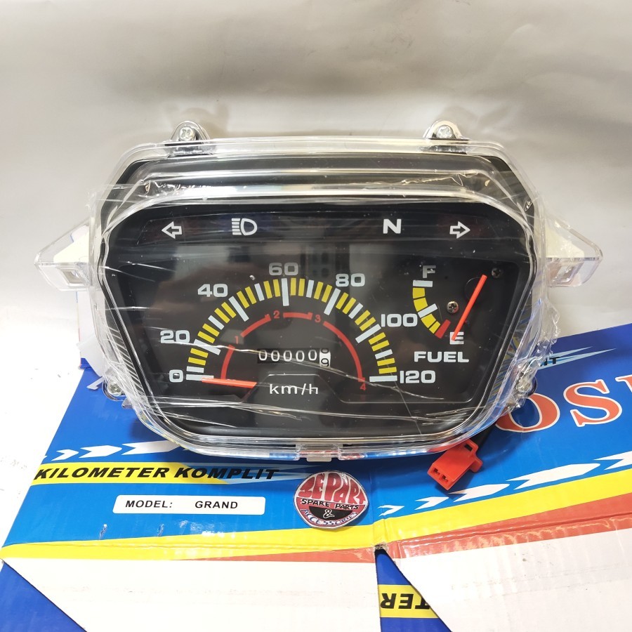 Speedometer Grand Kilometer assy Honda Grand Limited Item Barang Langka Spare Part Motor Klasik