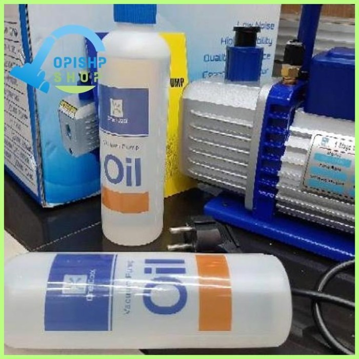 TERLARISSS vacum pump AC Vacuum pump AC 1/4 HP onecool + oli 2 alat pembersih