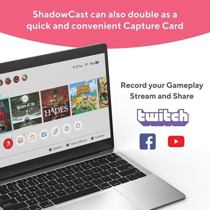 Sale Ps5 Nintendo Switch Genki Shadowcast Laptop Link & Video Capture Card