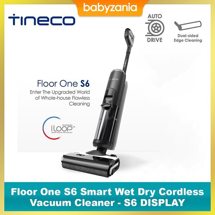 Tineco Floor One S6 Smart Wet Dry Cordless Vacuum Cleaner - S6 DISPLAY