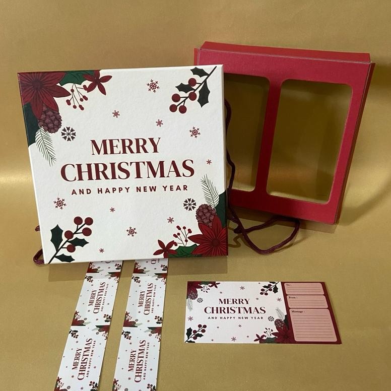 

Promo Hari Ini Saja Box Natal Tali Tenteng Kue Kering | Hardbox Christmas Hampers Original
