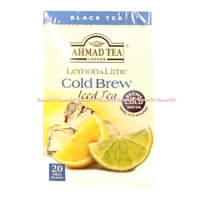 

Ahmad Tea Lemon & Lime Cold Brew Iced Tea 20Bag Lemon Tea