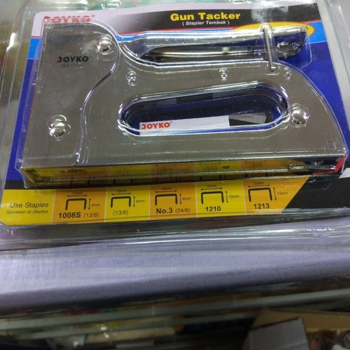 

Tersedia Sekarang Gun Tacker GT 702 Stapler Tembak + Bonus isi 1210S