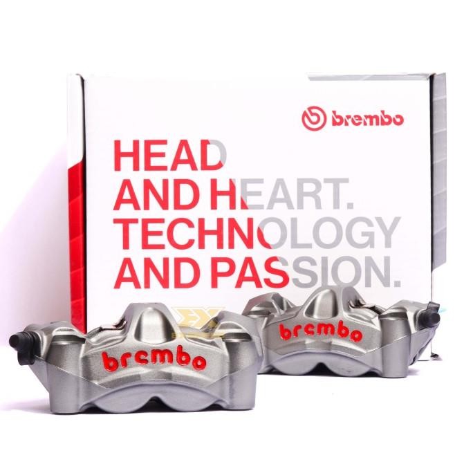 Kaliper Brembo Radial M50 Monoblock Monoblok Brake Caliper Set Pitch 100Mm Right Left Kanan Kiri 220