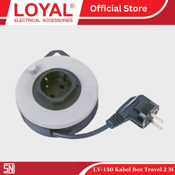 MURAH Loyal Kabel Roll 2 Meter Roll Kabel Mini Travel LY 150 LY150