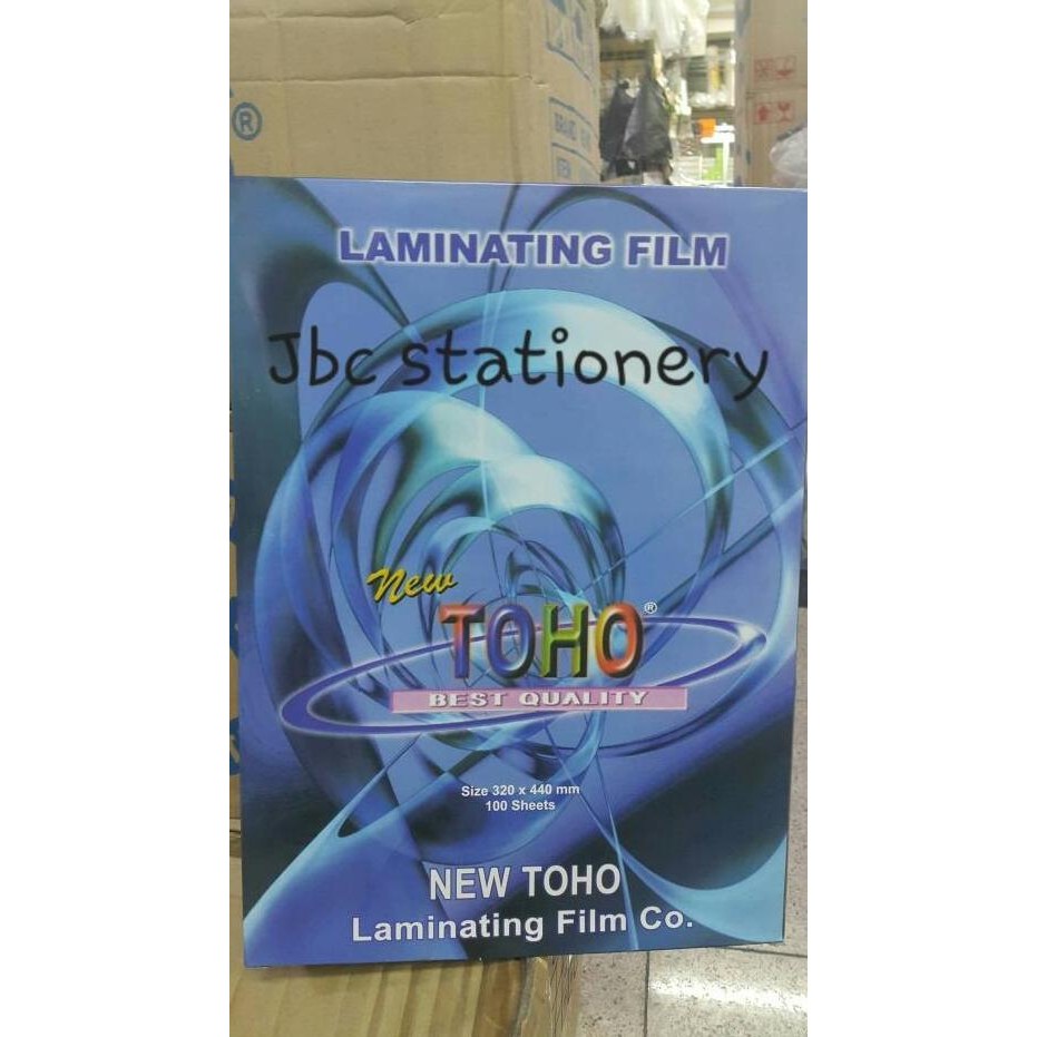 

Top sale PLASTIK LAMINATING / LAMINATING FILM UK A3 100 micron TOHO