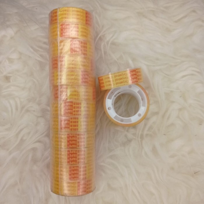 

LO234 Selotip / Solasi Kado Bening Kecil GOLDTAPE (1 PCS) OBRAL