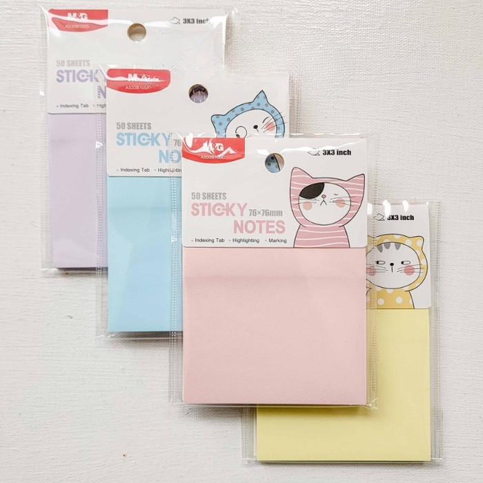

RS252 M&G So Many Cats Sticky Note YS-484 Notes Memo Tempel PROMO