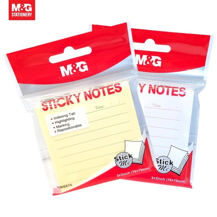 

ZA654 M&G Sticky Notes Garis YS-453 TERBARU