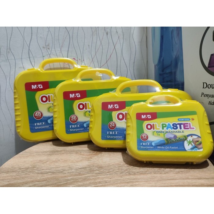 

ME325 Crayon Oil Pastel M&G / Krayon Super Easy Washable M&G 12243648 Colors BIG SALE