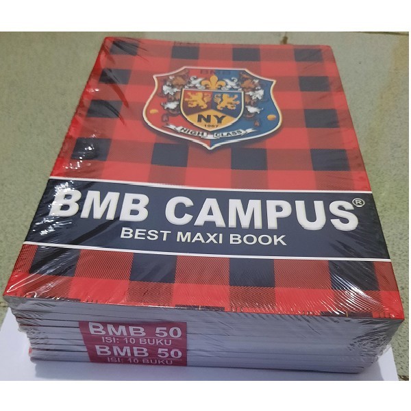 

GM575 Buku Tulis BMB Campus 50 lembar (1 Pack 10 Buku) PROMO