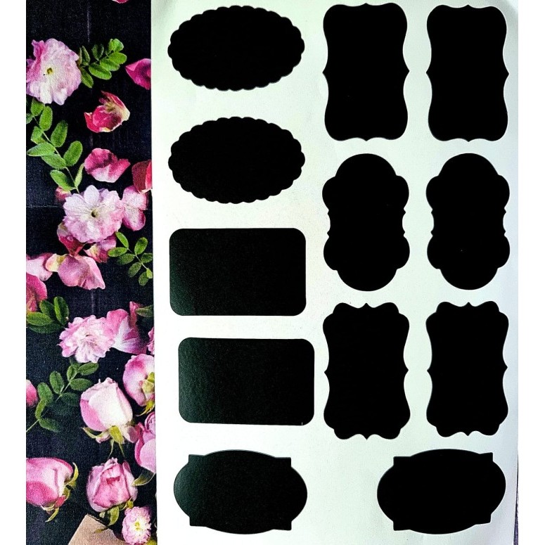 

HV935 Chalkboard Labels Irregular Shape - Label Hitam Bentuk Irregular OBRAL