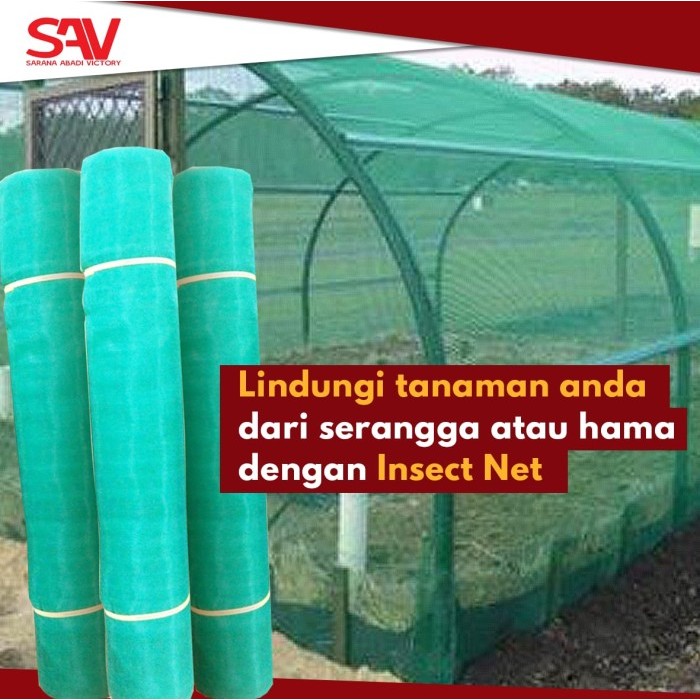 TERMURAH - insect net, jaring tanaman, jaring green house, safety net murah