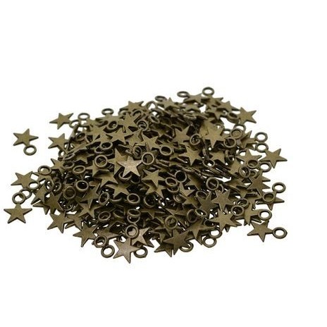 

ZJ654 Stars Beads Charm - Charm Manik Manik Bintang (20pcs) SALE