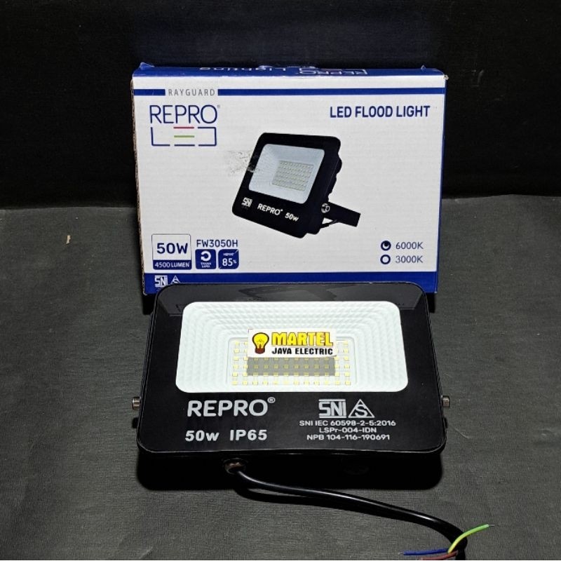 Lampu Sorot 50 Watt Repro / Floodlight Led - Putih