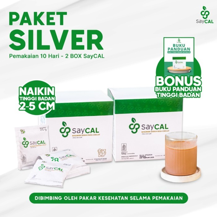 

Susu Tinggi Badan SayCAL - Paket SILVER [10 HARI - 2 BOX]