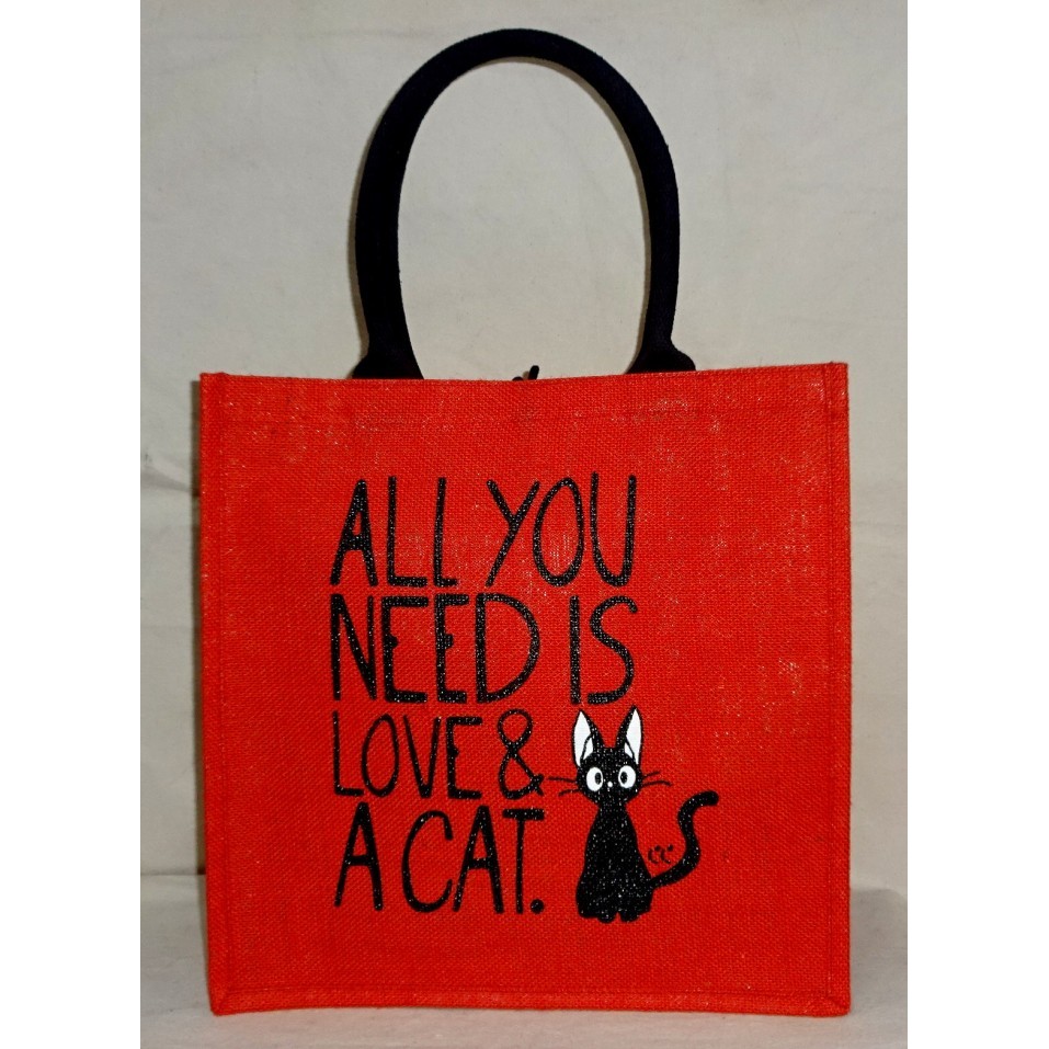 

Tote Bag Alas Kanvas Natural Medium Motif - Tas Belanja