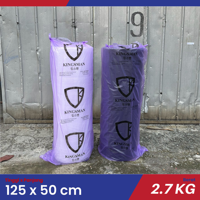 

Bubble Wrap Kingsman 125cm x 50m Hitam Bening