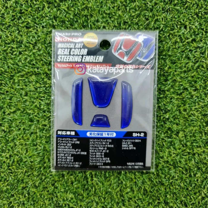 Emblem Stir Biru Blue Honda Jazz Freed Crz Odyssey Crv