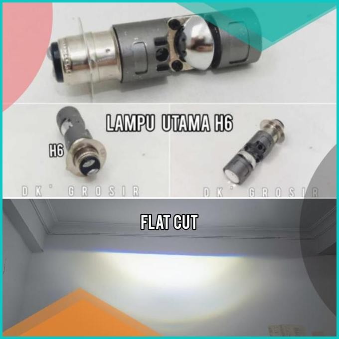 Terbaru Lampu Utama LED H6 CR7 Modelan Cahaya Biled RHD 11OKTZ4 perkak