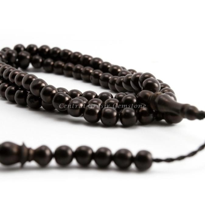 Tasbih 99 Kayu Kaukah Kokka Kaoka Hitam Original Garansi