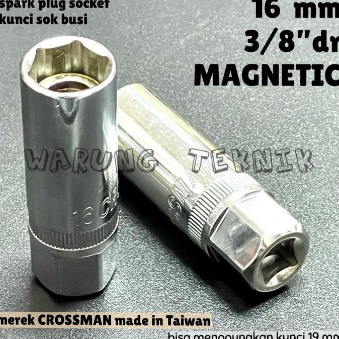 Spark Plug Socket Kunci Sok Busi 16 Mm Magnet 3/8 Inch Best Seller