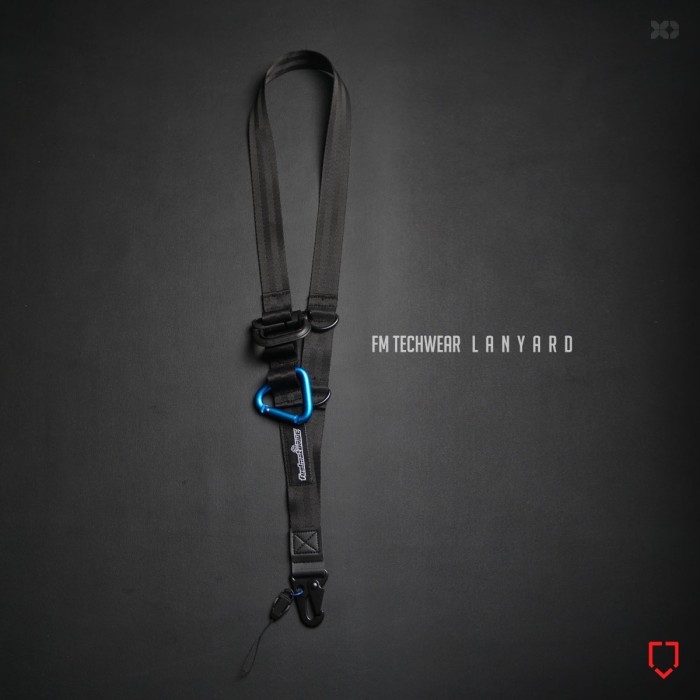 

TERBARU - Techwear Lanyard Gantungan Kunci Motor FM SPEXD24 Black/Blue xmax forza nmax cbr