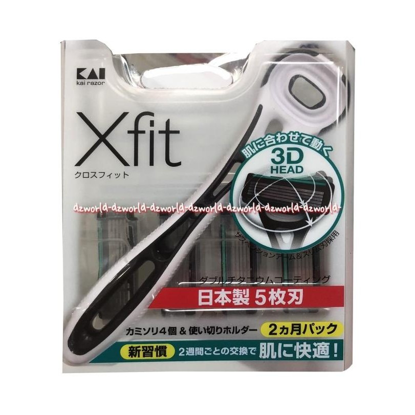 

Xfit Kai 3D Head Pisau Cukur Shaving buatan Jepang