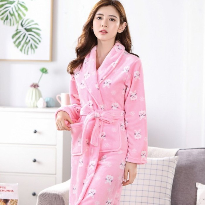 Baju Handuk Kimono Wanita Mandi Dewasa Korea