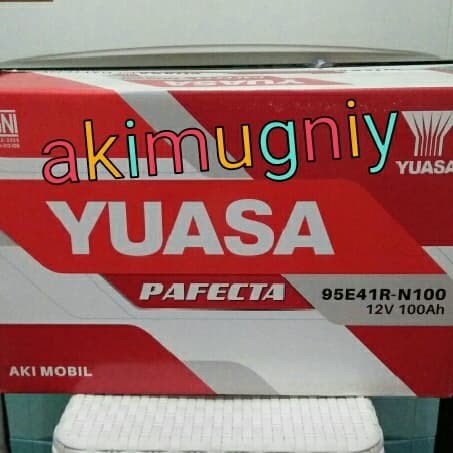 aki n100 yuasa pafecta 12v 100ah aki basah