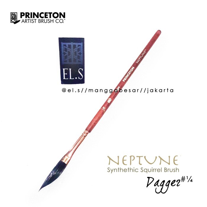 

TERBARU - Princeton Neptune Brush Dagger 1/4 ( Kuas Lukis )