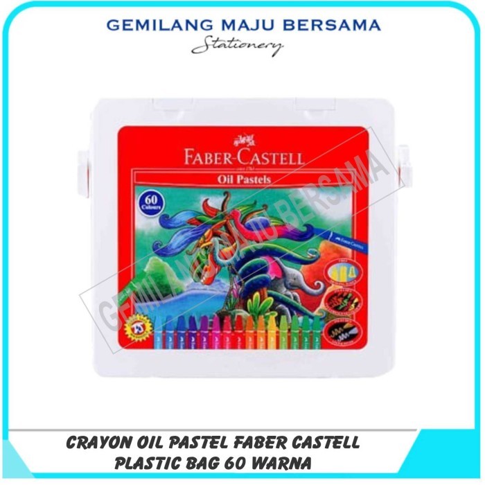 

HARGA DISC - Crayon / Oil Pastel Faber Castell Hexagonal 60 Warna (Plastic Bag)