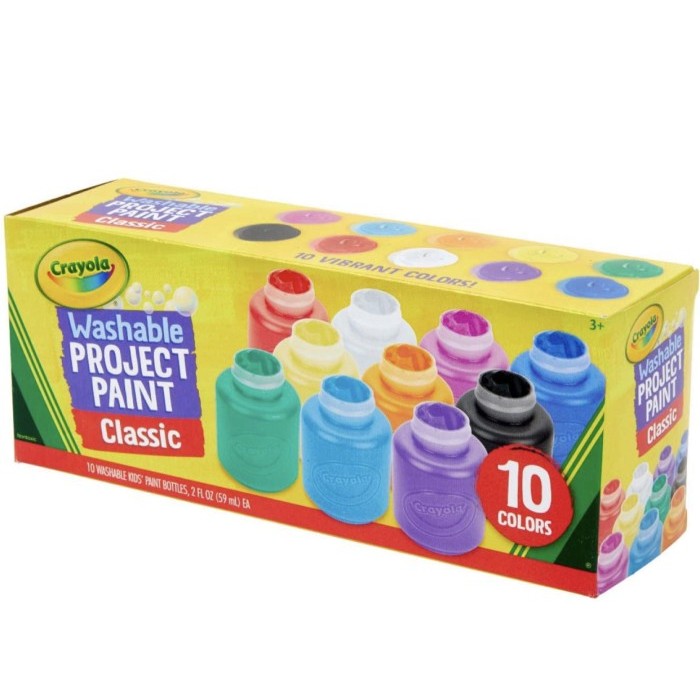 

Cat Seni Lukis Kanvas Anak Original Crayola Washable Kids Paint