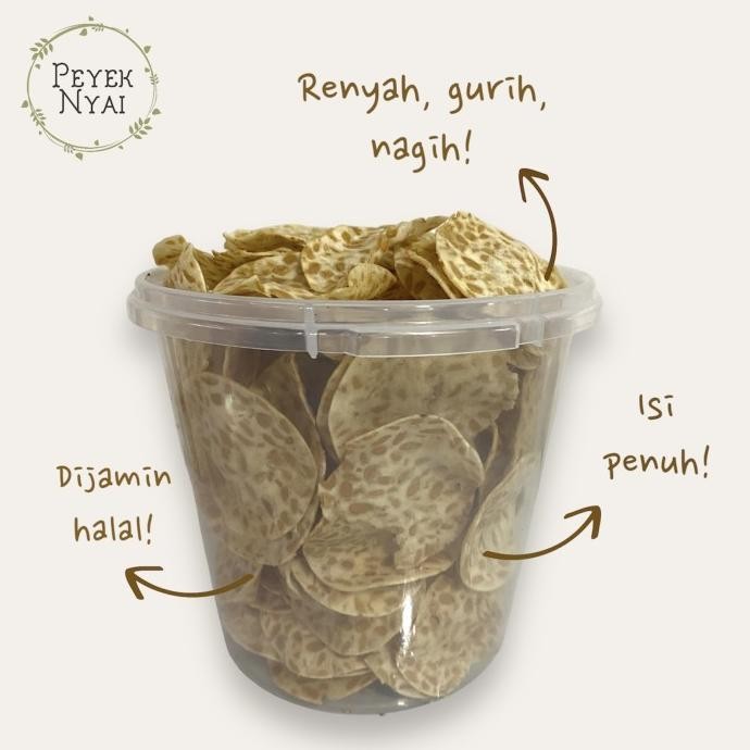 

Ready Peyek Nyai | Keripik Tempe Sagu (Xl)