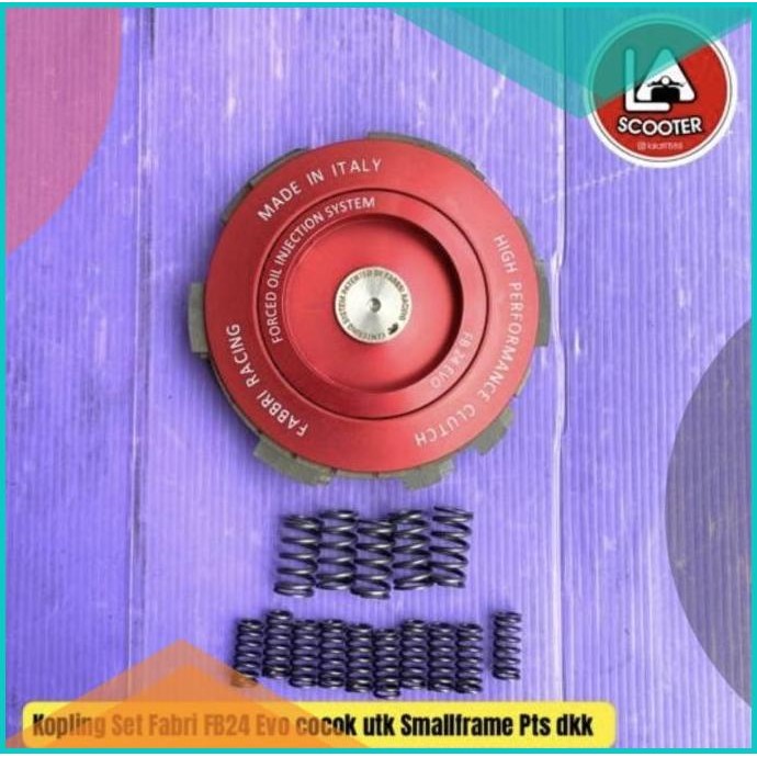 Kopling set fabri FB24 utk vespa smallframe - pts dkk 11OKTZ4 perkakas