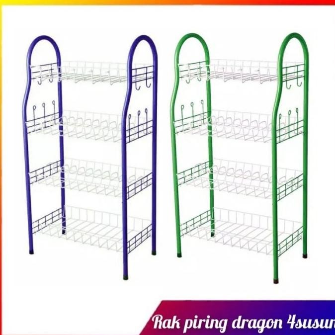 rak piring dragon 4 susun , rak piring 4 susun , rak piring serbaguna