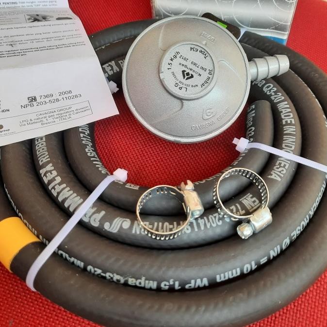 TERBARU - REGULATOR SELANG UNTUK KOMPOR AZALEA DELIZIA TECNOGAS