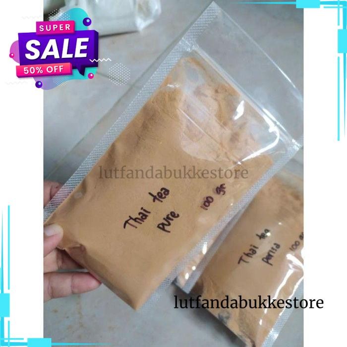 

50GR THAI TEA PURE ESSEN POWDER/BUBUK PERISA THAI TEA MURNI EKSLUSIF !!