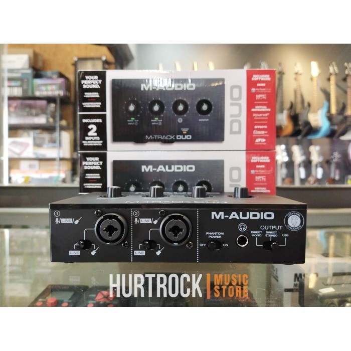 M-Audio M-Track Duo Soundcard Recording 2 Channel